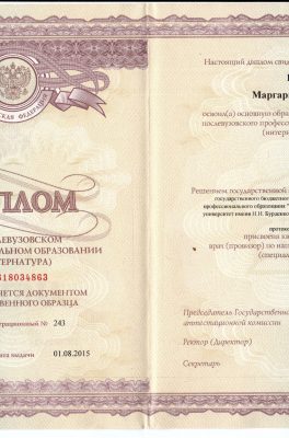 Ряскина Маргарита Сергеевна