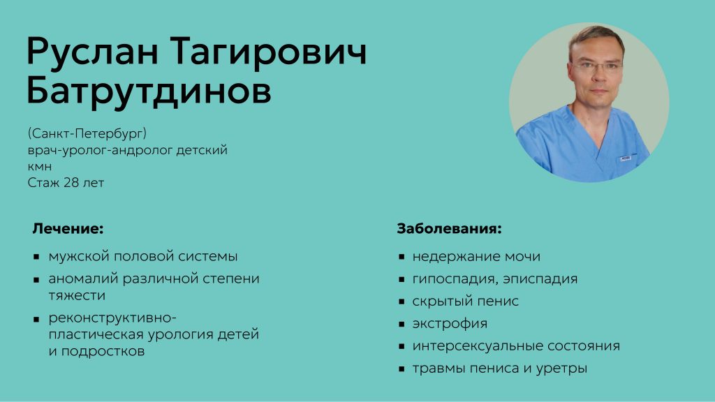 21-22 сентября прием врача уролога-андролога Батрутдинова Р.Т.