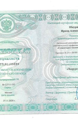 Шкурина Ирина Александровна
