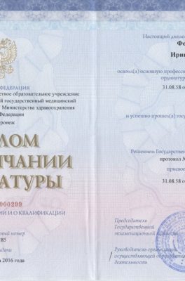 Феропонтова Ирина Сергеевна