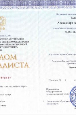 Верютина Александра Александровна