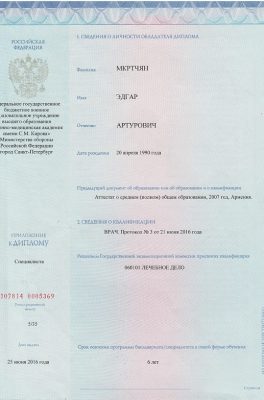 Мкртчян Эдгар Артурович