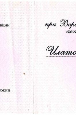 Илатовская Дарья Владимировна