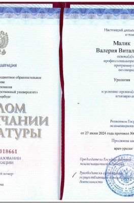Малик Валерия Витальевна